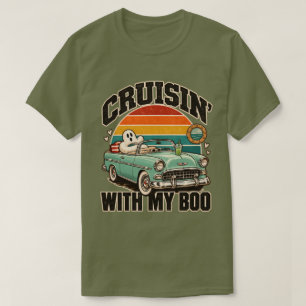 Retro-Geisterwagen Cruisin 'mit meinem Boo Hallowe T-Shirt