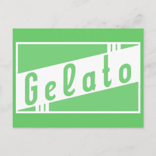 Retro-Gelato Postkarte