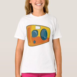 Retro-Gelb-Point-and-Shoot-Filmkamera T-Shirt