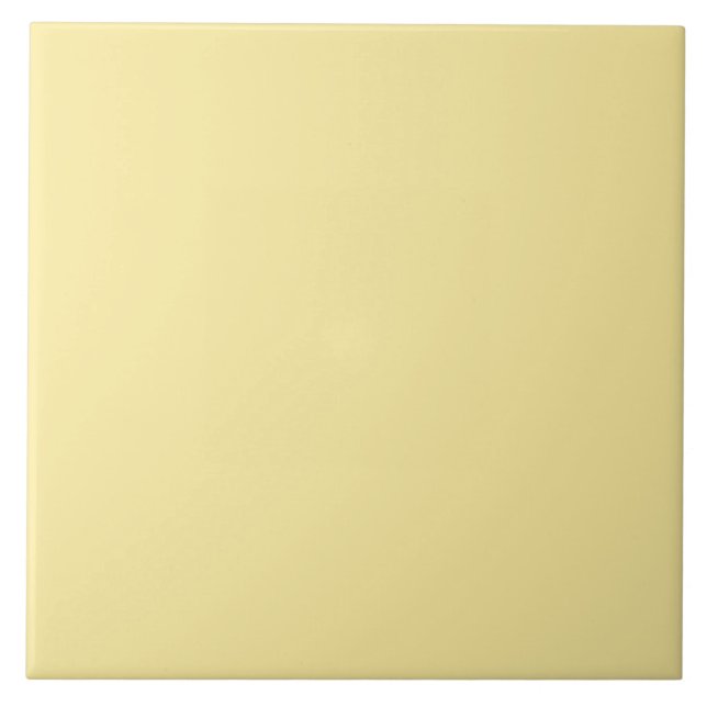 Retro Gelbe Keramik Tile. Fliese (Vorderseite)