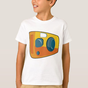 Retro Gelbe Point-and-Shoot Filmkamera T-Shirt