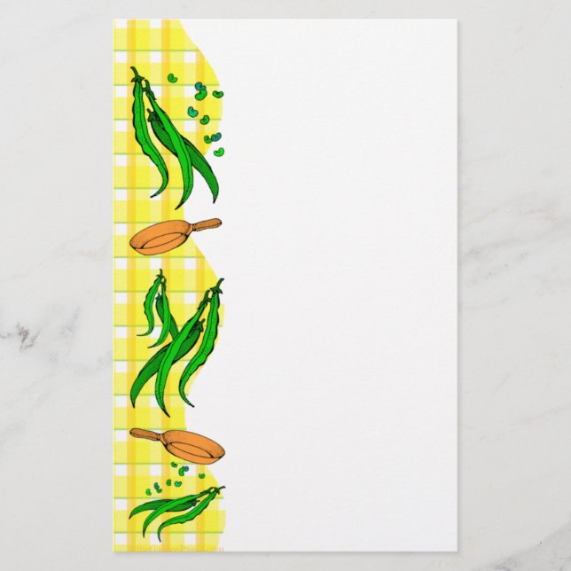 Retro-Gelber Karierter Flyer (Vorne)