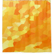 Retro gelber und orange Buntglas-Sonnenuntergang