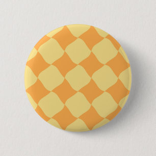 Retro-Gelbes Muster Button