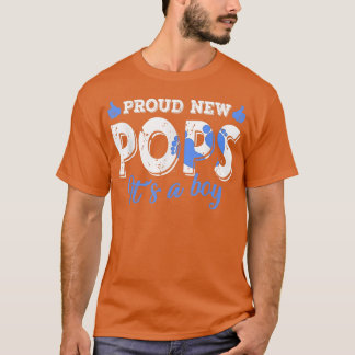 Retro Gender Offenbarung neue Pop Es ist ein Junge T-Shirt