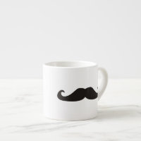 Retro gentelman Schnurrbart-Hipster Espresso-Tasse