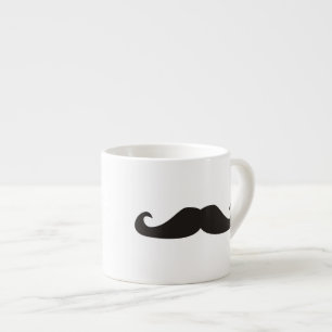 Retro Gentleman-Schnurrbärte Hipster Espresso-Tass Espressotasse