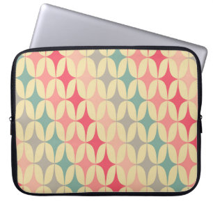 Retro Geometric: Diagonal Vintag Pattern. Laptopschutzhülle
