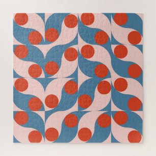 Retro Geometric: Modernes Vintages Mosaik. Puzzle