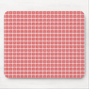 Retro Geometric Mousepad, hell rot Mousepad