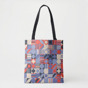 Retro-geometrische Cover-Set. Bauhaus-Retro-Design