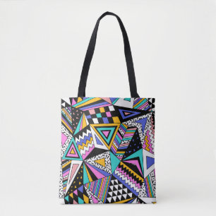 Retro-geometrische Formen: Farbige Vintage.