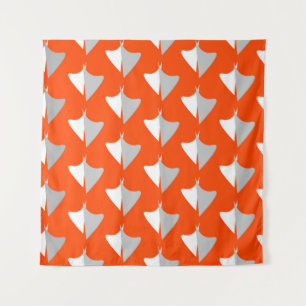 Retro geometrische Formen mit nahtloser Musterkabs Wandteppich