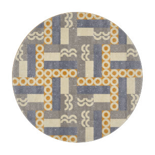 Retro-geometrische Formen, modernes Muster Schneidebrett
