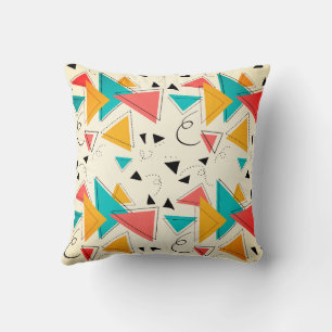Retro-geometrische Kissenhülle Kissen