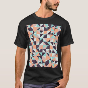 Retro-geometrische, nahtlose Vintage-Hintergrund T-Shirt
