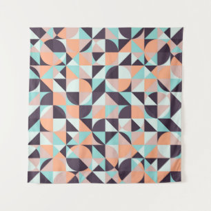 Retro-geometrische, nahtlose Vintage-Hintergrund Wandteppich