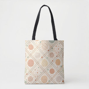 Retro-geometrischer Kreis Abstrakter Stil der Mi