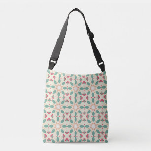 Retro geometrisches Boho-Muster Tragetaschen Mit Langen Trägern