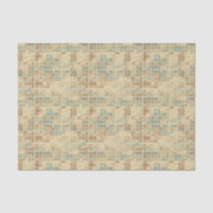 Retro geometrisches Muster 2 Seidenpapier