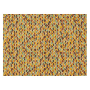 Retro geometrisches Muster 3 Tischdecke
