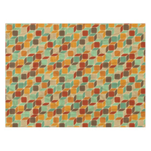Retro geometrisches Muster 4 Tischdecke