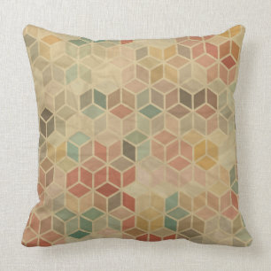 Retro geometrisches Muster 5 Kissen