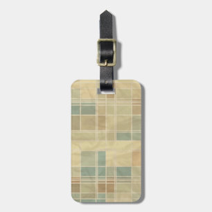 Retro geometrisches Muster Gepäckanhänger