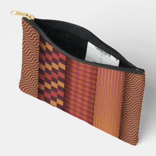 Retro-geometrisches Muster im Stil der Mitte des 2 Zubehörtasche