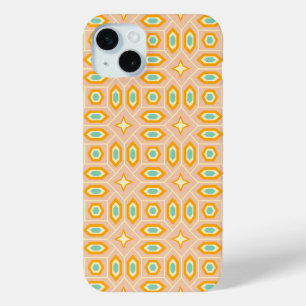 Retro geometrisches Muster mit Sechsecken und Ster Case-Mate iPhone Hülle