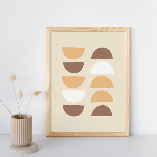 Retro geometrisches Muster Poster (Von Creator hochgeladen)