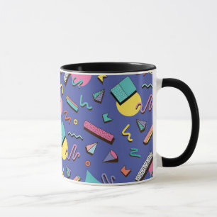 Retro-geometrisches Muster Tasse