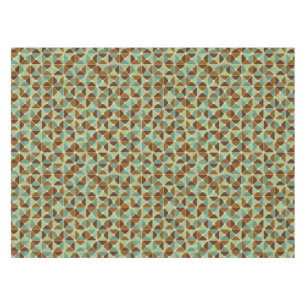 Retro geometrisches Muster Tischdecke