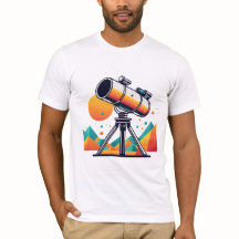 Retro geometrisches Teleskop - Retro Vintage