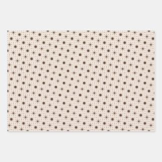 Retro geometry geschenkpapier set