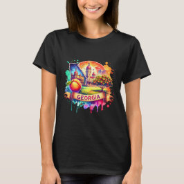 Retro Georgia Map T-Shirts – Vintage usa map