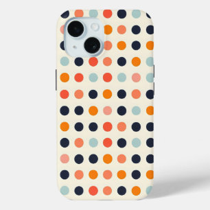 Retro gepunktetes Muster Case-Mate iPhone Hülle