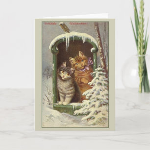 Retro German Fröhliche Weihnachten