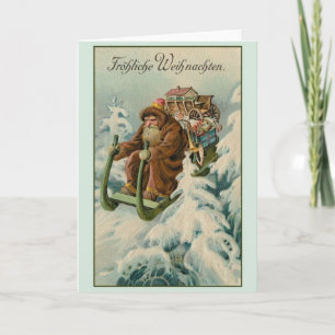 Retro German Fröhliche Weihnachten