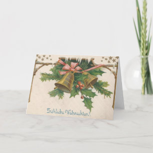 Retro German Fröhliche Weihnachten