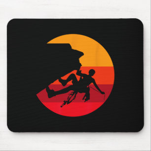 Retro-Geschenk für Kletterer I Vintage-Bergsteiger Mousepad