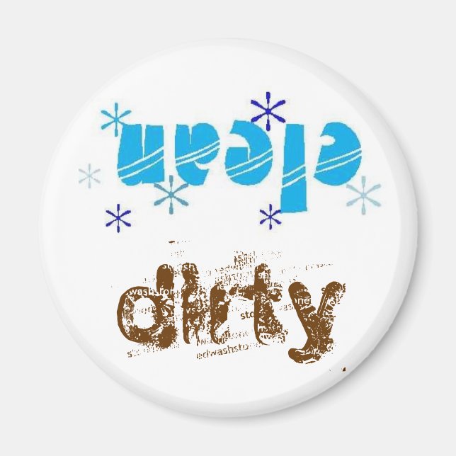 Retro-Geschirrspüler-Magnet Magnet (Vorne)