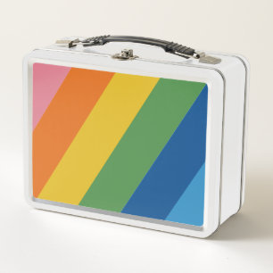 Retro gestreifter Lunchbox