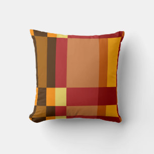 Retro gestreiftes Muster Kissen