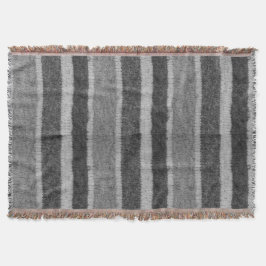 Retro gestricktes Schwarzweiss-Streifenmuster Decke