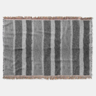 Retro gestricktes Schwarzweiss-Streifenmuster Decke