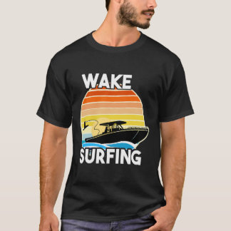 Retro Geweckt Surfen Geschenk Shirt Vintages Boot