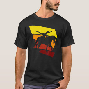 Retro-Gewölbe auf dem Pferd T-Shirt