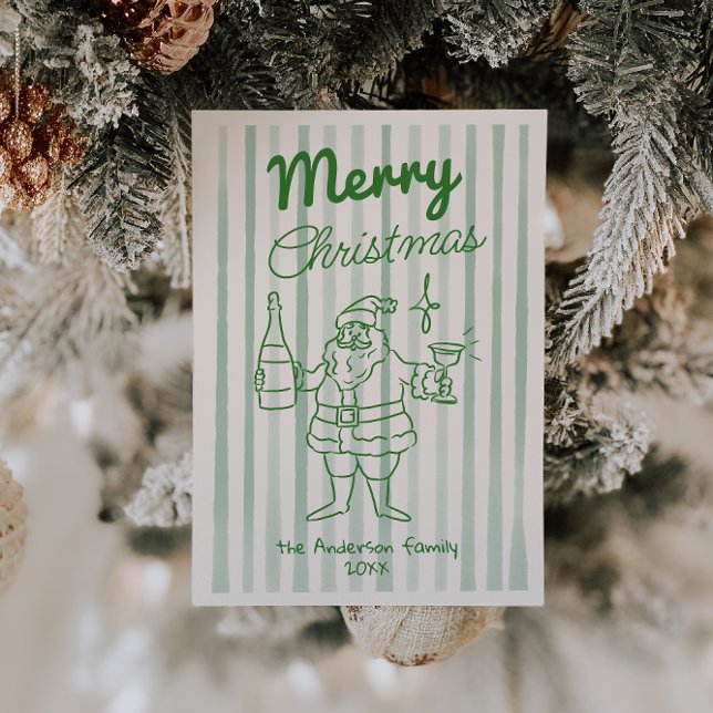 Retro Gezeichnet Weihnachten Weihnachten Weihnacht (Von Creator hochgeladen)