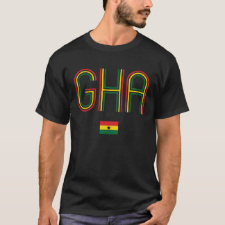 Retro Ghana-Flagge Ghanaischer Stolz Vintage Ghana T-Shirt